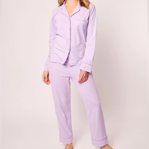 Petite Plume Luxe Pima Cotton Pajamas - Picture 1 of 5